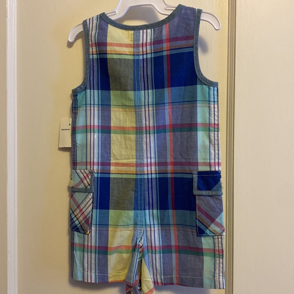 Boy 9M summer plaid jumper! - Picture 3 of 3